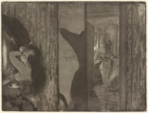 उनके ड्रेसिंग रूम में अभिनेत्रियाँ, 18791880। द्वारा एडगर डीगास