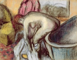 स्नान के बाद, c.1895