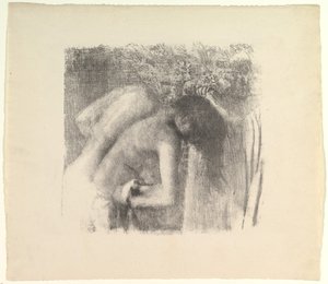 बाथ बड़े संस्करण के बाद, 1891-92। द्वारा एडगर डीगास