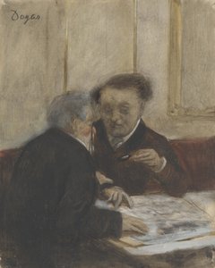 Café Châteaudun में, c। 1870 द्वारा एडगर डीगास