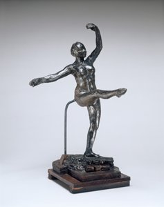 चौथा स्थान फ्रंट, लेफ्ट लेग पर, c. 18851890। द्वारा एडगर डीगास
