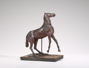 हॉर्स रीयरिंग, 1880s। द्वारा एडगर डीगास
