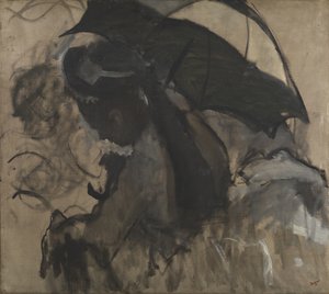 लेडी विद अ पैरासोल, 1870-72 द्वारा एडगर डीगास