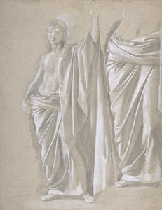 एक लिपटी हुई आकृति का अध्ययन, 1857-58। द्वारा एडगर डीगास