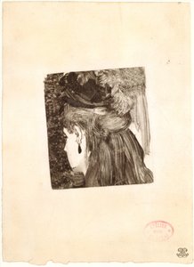 जेट कान की बाली, 1876-77। द्वारा एडगर डीगास