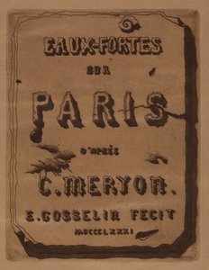 पेरिस पर नक़्क़ाशी का शीर्षक: कवर, 1871।