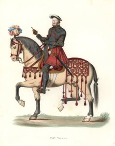 फ्रांस के राजा फ्रांसिस प्रथम (1494-1547) द्वारा एडमंड लेचेवेलियर-चेविग्नार्ड