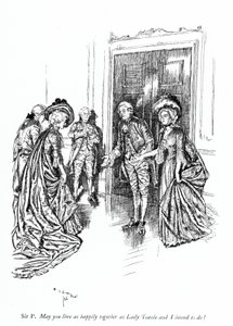 शेरिडन के द स्कूल फॉर स्कैंडल के लिए चित्रण (उत्कीर्णन) द्वारा एडमंड जोसेफ (बाद) सुलिवन