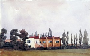 चाक फार्म टैवर्न, सेंट पैनक्रास, लंदन, 1836 का पूर्व दृश्य