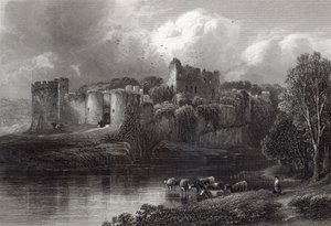 Chepstow Castle, R. Hinshelwood द्वारा उत्कीर्ण, Cassell und Company Ltd द्वारा मुद्रित द्वारा एडमंड मॉरिसन विम्परिस