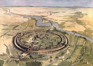 मंसूर के दिनों में बगदाद, 1915। द्वारा एडमंड सैंडर्स