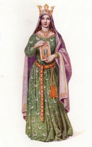 बेरेंगारिया, इंग्लैंड की रानी, राजा रिचर्ड प्रथम की पत्नी (रंगीन लिथो) द्वारा एडमंड थॉमस (बाद) पैरिस