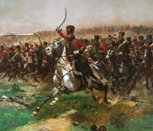 14 जून 1807, 1891 के फ्रीडलैंड की लड़ाई में 4 वें हुसर्स के वाइव लेम्पेयर प्रभारी