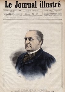 जेरोम बोनापार्ट डिट प्लॉन (प्लोनप्लॉन) (1822-1891) (नेपोलियन-जेरोम बोनापार्ट या प्रिंस जेरोम नेपोलियन), जेरोम बोनापार्ट (1784-1860) के पुत्र - 1891 के "द इलस्ट्रस जर्नल" में नेवेलियर द्वारा उत्कीर्णन