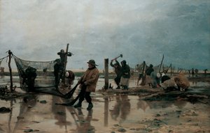 नेट्स बन्धन, 1885 द्वारा एडोर्ड जोसेफ दांतन