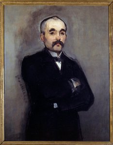 जॉर्जेस क्लेमेंस्यू का पोर्ट्रेट (1841-1929) एडवर्ड मानेट द्वारा पेंटिंग (1832-1883) 19वीं सदी का सूर्य। 0,94 x 0,74 मीटर पेरिस, म्यूज़ी डी'ऑर्से द्वारा एडोर्ड मैनेट