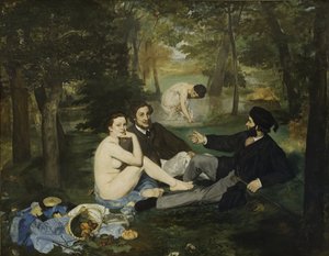 द लूसन ऑन द ग्रास, 1863 द्वारा एडोर्ड मैनेट