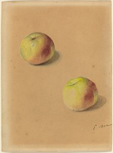 दो सेब, 1880। द्वारा एडोर्ड मैनेट