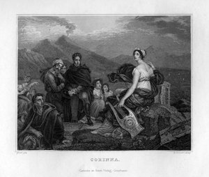 कोरिन्ना, प्राचीन यूनानी कवि, c1833