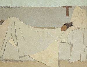एयू लिट इन बेड, 1891 द्वारा एडोर्ड वुइलार्ड