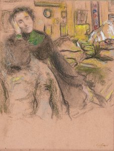 मैडम जूलियट वील, अध्ययन III, 1927-1928 द्वारा एडोर्ड वुइलार्ड