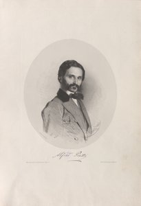 सेलिस्ट और संगीतकार अल्फ्रेडो पियाती का पोर्ट्रेट 1822-1901, 1858।