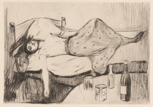 परसों। 1894 द्वारा Edvard Munch