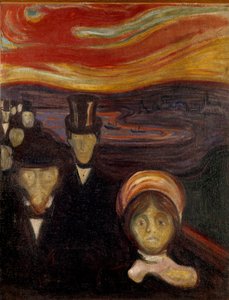 Edvard Munch द्वारा Anguish चित्रकारी द्वारा एडवर्ड चबाना