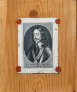 ग्रेट ब्रिटेन के चार्ल्स I के चित्र के साथ ट्रॉमपे लील द्वारा Edwaert Collier