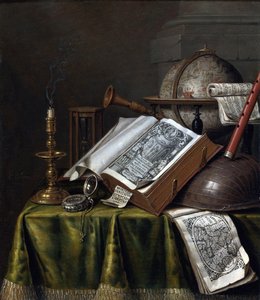 एडवार्ट कोलियर (1642-1708), - लकड़ी पर तेल, 29x25,1 - निजी संग्रह
