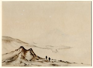 हुत प्वाइंट, 1901-04 से माउंट एरेबस (कागज पर wc) द्वारा एडवर्ड एड्रियन विल्सन