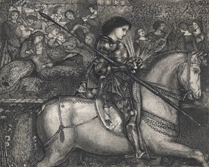 सर गलहद द्वारा एडवर्ड बर्न जोन्स
