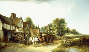 टिम्बर वैगन, 1845 द्वारा एडवर्ड चार्ल्स विलियम्स