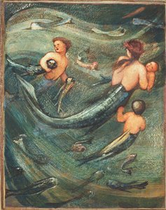 डीप में Mermaids, 1882 द्वारा एडवर्ड बर्न जोन्स