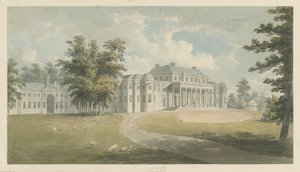 Shugborough हॉल: पानी के रंग पेंटिंग, एन डी [ देर से 18 प्रतिशत] द्वारा एडवर्ड डेस