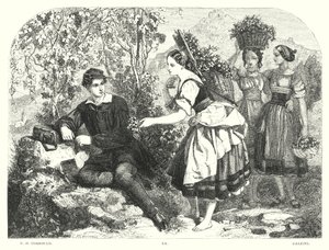 लॉर्ड बायरन के चाइल्ड हेरोल्ड, कैंटो III, स्टांजा 55 (उत्कीर्णन) द्वारा एडवर्ड हेनरी (बाद में) कॉर्बोल्ड