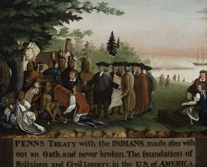भारतीयों के साथ संधि संधि, 1840-45 द्वारा एडवर्ड हिक्स