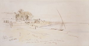 एस्नेह, मिस्र, 1854 द्वारा एडवर्ड लीयर