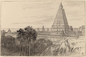 तंजौर, भारत द्वारा एडवर्ड लीयर