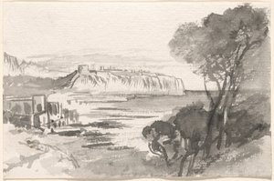 खाड़ी के पार का दृश्य (मोनाको) द्वारा एडवर्ड लीयर
