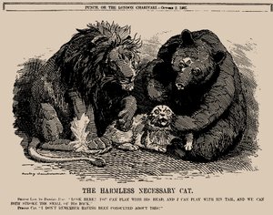 हानिरहित आवश्यक बिल्ली। पंच, 2 अक्टूबर 1907, 1907।