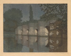 स्टोफम ब्रिज। द्वारा एडवर्ड लुई लॉरेनसन