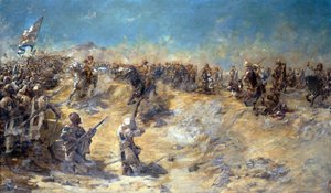 2 सितंबर 1898, 1899 को ओम्डुरमैन की लड़ाई में 21 वें लांसर्स का आरोप