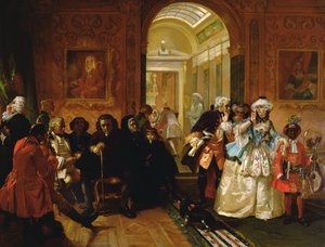 1748, 1869 में लॉर्ड चेस्टरफिल्ड्स एंट-रूम द्वारा एडवर्ड मैथ्यू वार्ड