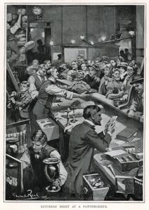 शनिवार की रात एक Pawnbrokers पर