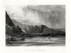 द जायंट कॉजवे, काउंटी एंट्रीम, उत्तरी आयरलैंड, 1884