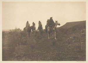 डेजर्ट रोवर्स - अपाचे, 1903। द्वारा एडवर्ड शेरिफ कर्टिस