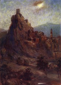 कोर्सिका: कोर्टे, गढ़ (रंग लिथो)