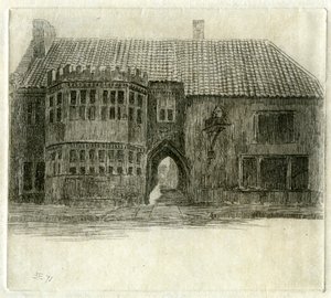 द रेड लायन इन, ग्लासनबरी, समरसेट, 1881