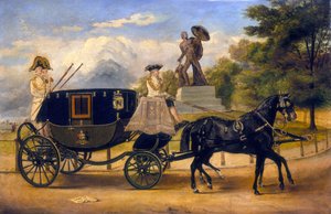 हाइड पार्क में विस्काउंट एवरस्ले की ड्रेस कैरिज, c1856